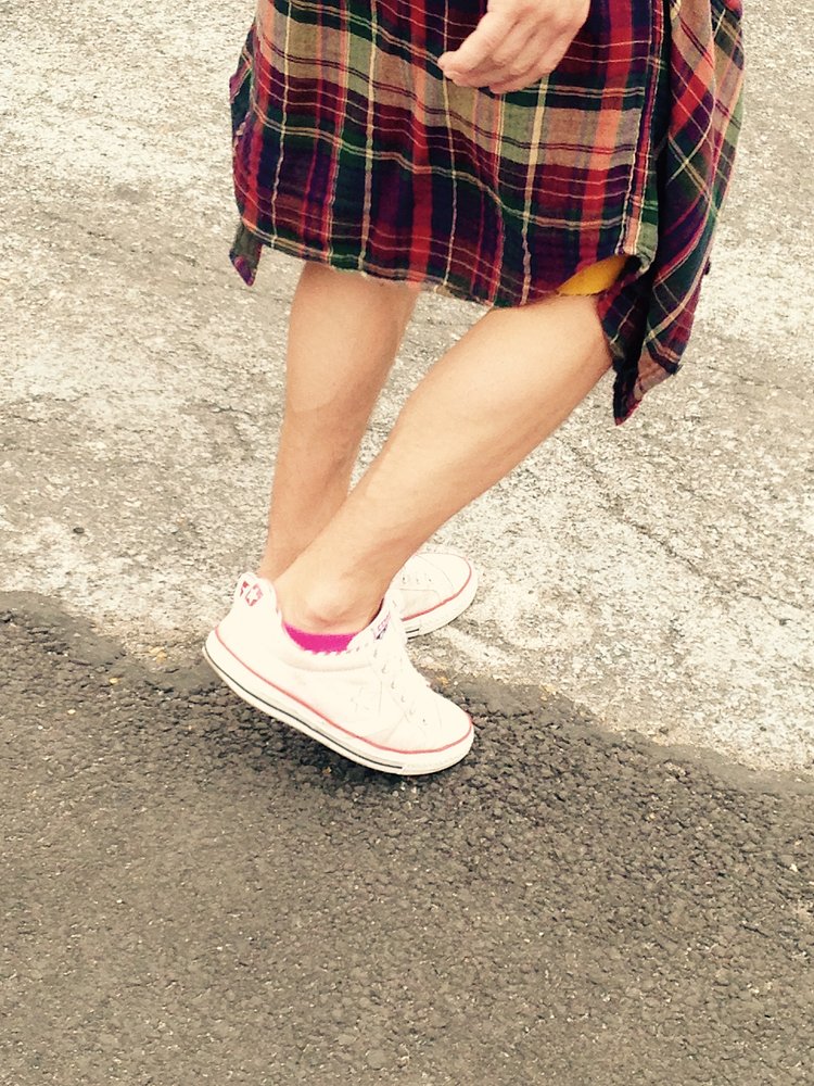 90s Fest attire included flannels, converse sneakers, crop tops, chokers Astronaut suits, Pokemon beanies and more converse!