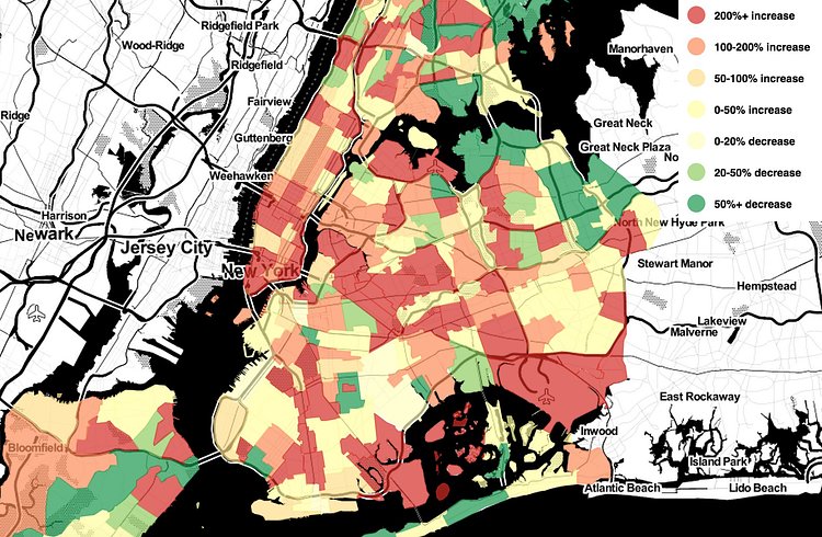 Map Shows Where NYers Complain About Homeless The Most
