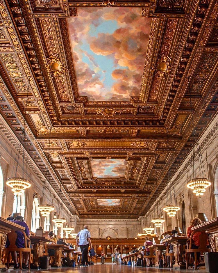 Rose Reading Room, New York Public Library, Midtown, Manhattan