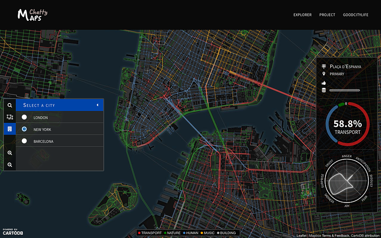 Chatty Maps screenshot