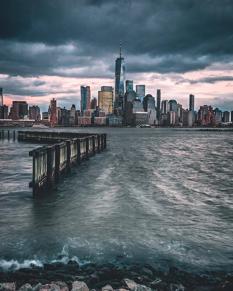 Lower Manhattan Skyline from Jersey City, New Jersey