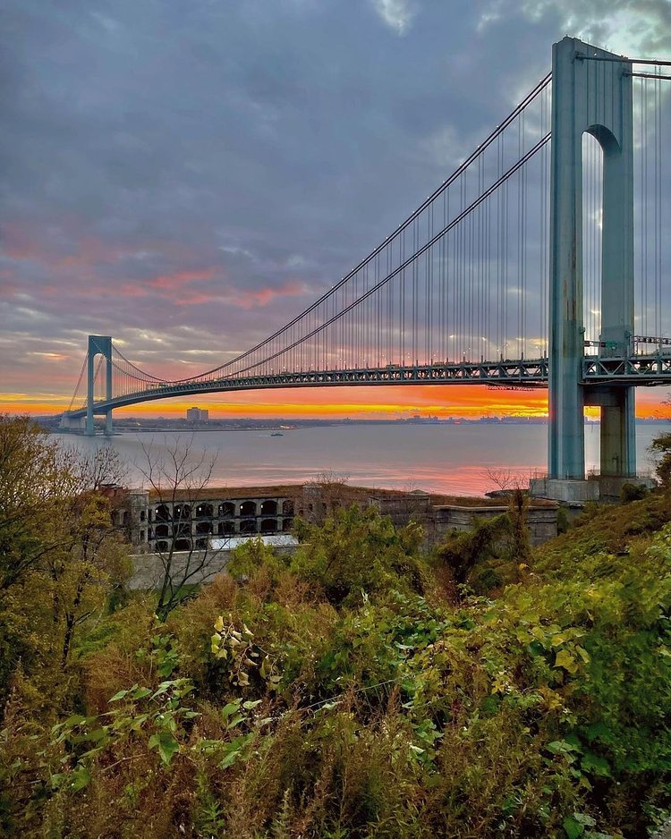 Verrazzano-Narrows Bridge, Fort Wadsworth, Staten Island, New York