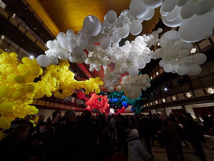 Balloons at the Ballet | Artist Jihan Zencirli's installation at the New York City Ballet for the 2018 Art Series.