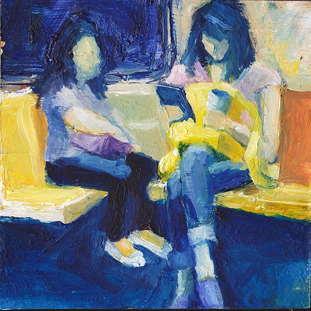 Coffee? Check. Ipad? Check. Meticulously-cuffed-so-as-not-to-appear-meticulous skinny jeans? Check.
#nyc #ntrainuptown #subwayFashion