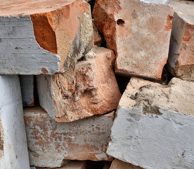 Bricks...... | ....a pile of old.....