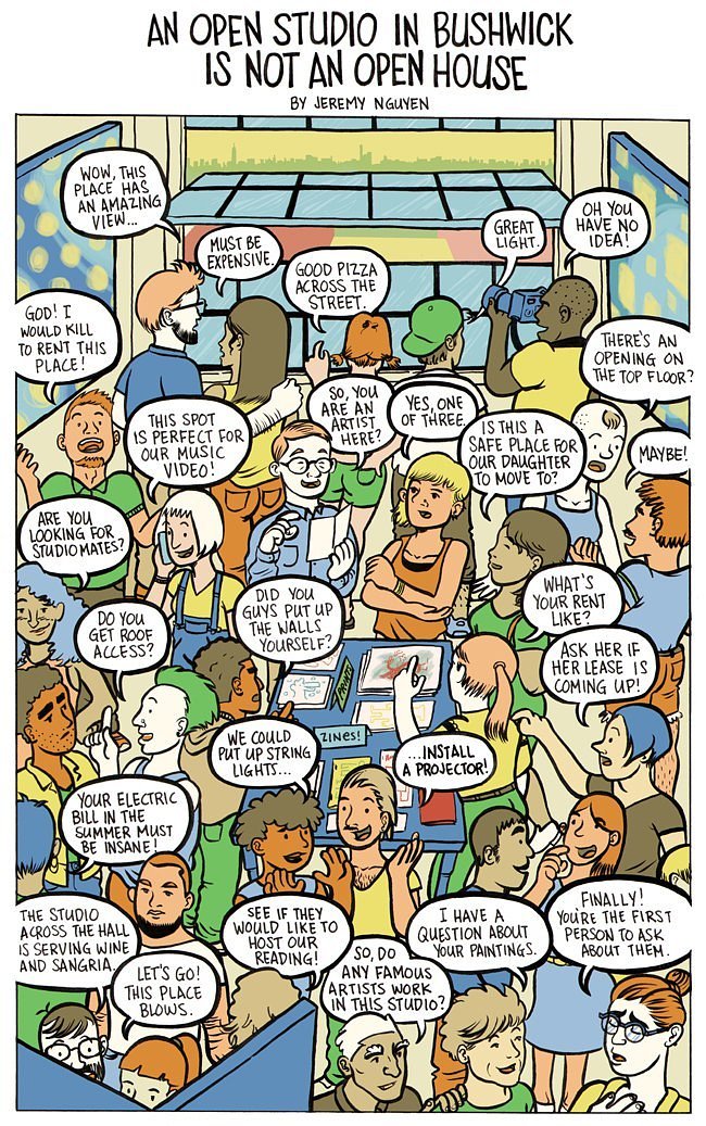 An Open Studio in Bushwick is Not an Open House