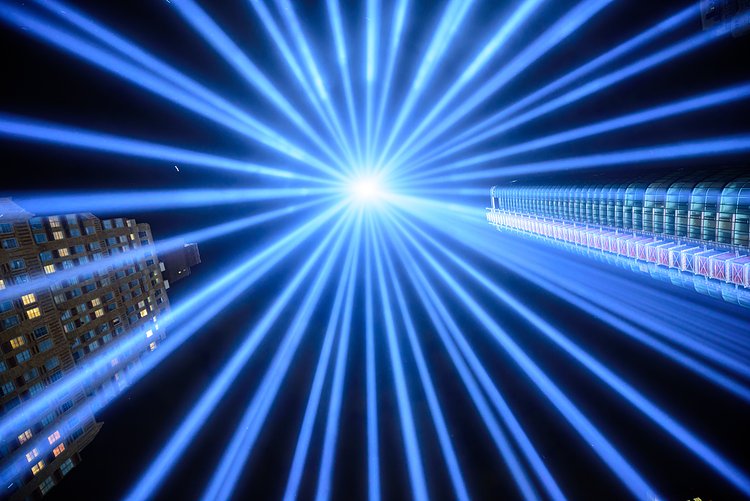 9/11 'Tribute in Light' shines in NYC | The 'Tribute in Light' memorial shines in Lower Manhattan on the night before the 15th anniversary of the September 11, 2001, terror attacks.