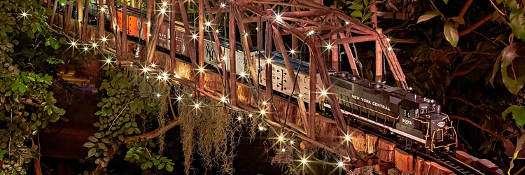 2018 Holiday Train Show at the New York Botanical Garden