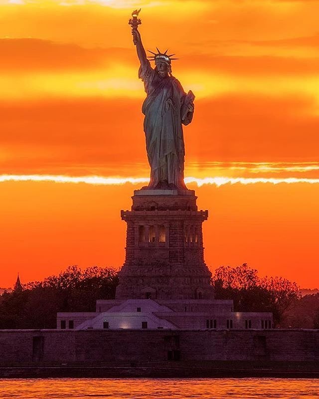 Statue of Liberty, New York, New York. Photo via @gettyphotography #viewingnyc