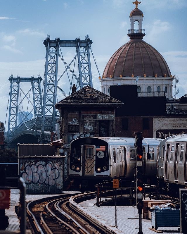 Marcy Avenue Station, Williamsburg, Brooklyn
