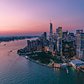 Sunset over Lower Manhattan