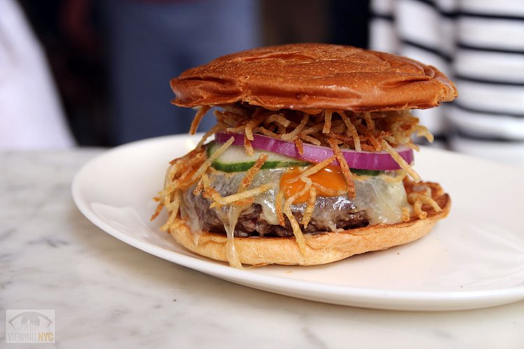 The Fedora Burger at Bar Sardine