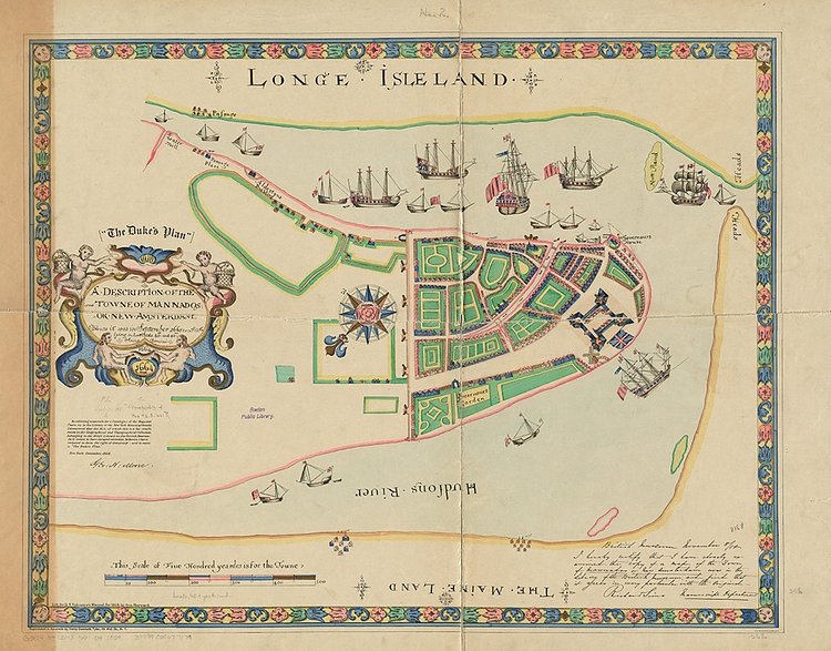 A description of the towne of Mannados or New Amsterdam, circa 1664