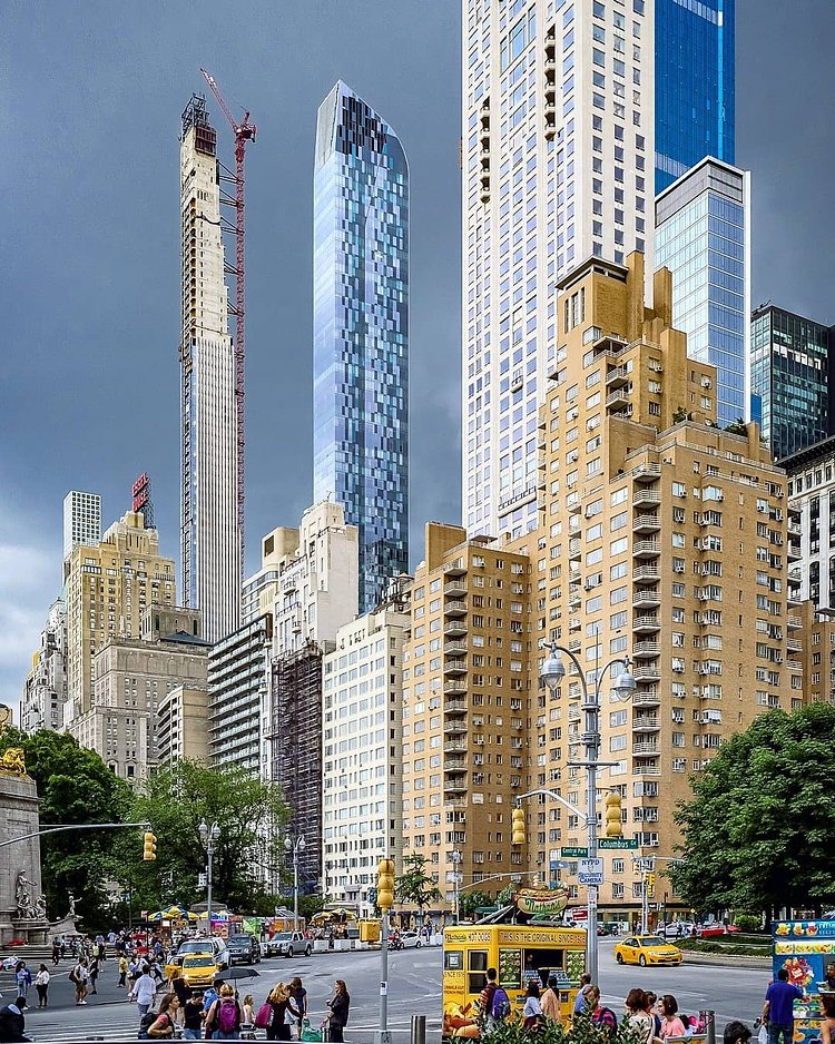 Columbus Circle and Central Park South, Manhattan