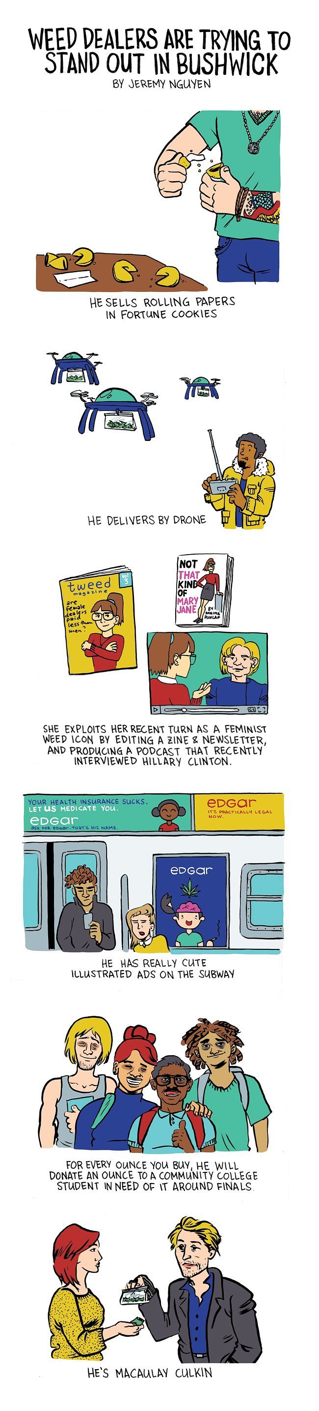 Weed Dealers in Bushwick Try to Stand Out