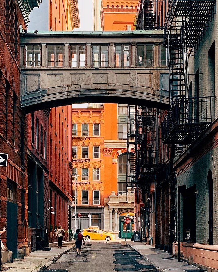 Staple Street Skybridge, Tribeca, Manhattan.
