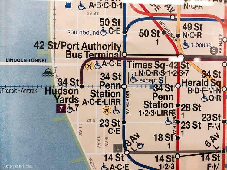 Well, it's official: It's on the map! The mile-long extension seems much smaller on the simplified system map.