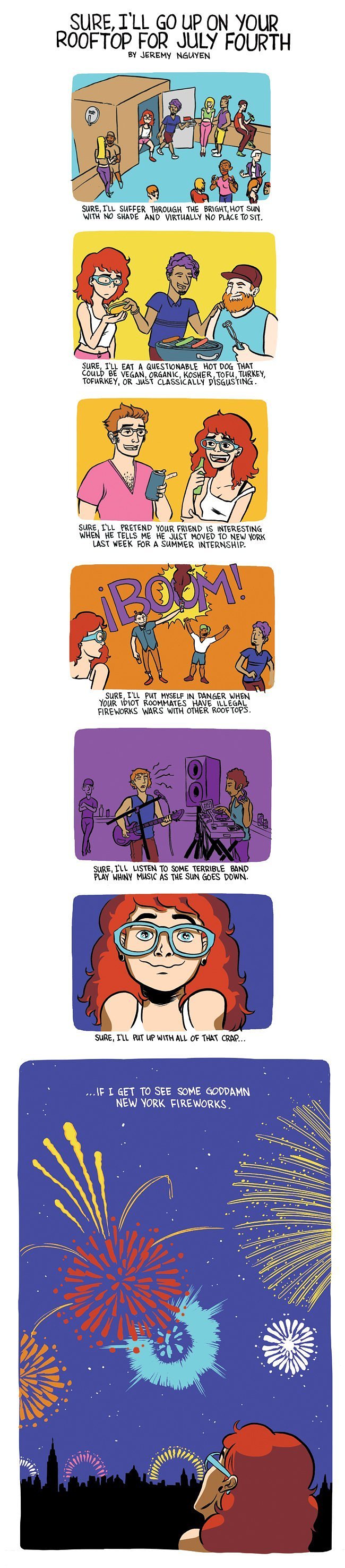 Sure, I’ll Go Up On Your Rooftop for July 4th...