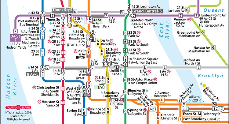 In 2011, John Tauranac released an unofficial update on his own map. The subway map never stops evolving, it seems.