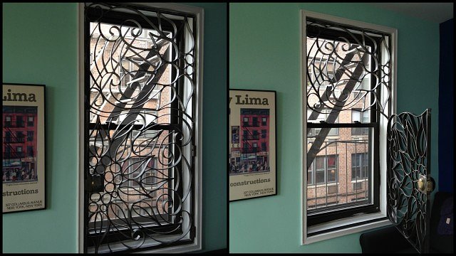 Interior widow grille. Photos courtesy of Kristina Kozak