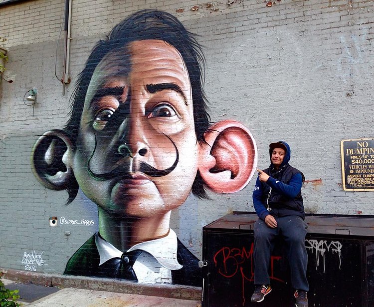 ##NYC #Manhatam #graffiti #sipros #thebushwickcollective #street #realismo 😎 #neweranacabeca @newerabrasil