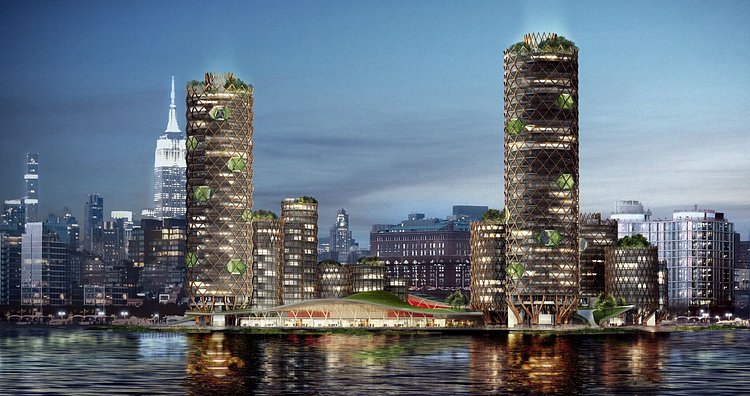 Proposal for future-proof condominiums on Pier 40 in Chelsea