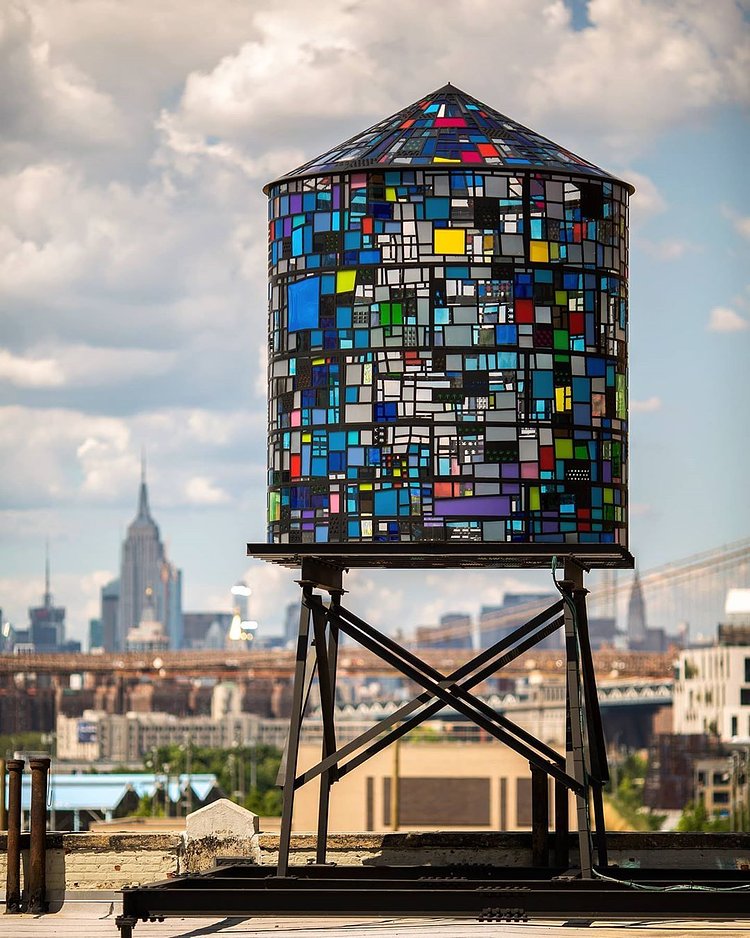 Tom Fruin's Watertower, DUMBO, Brooklyn