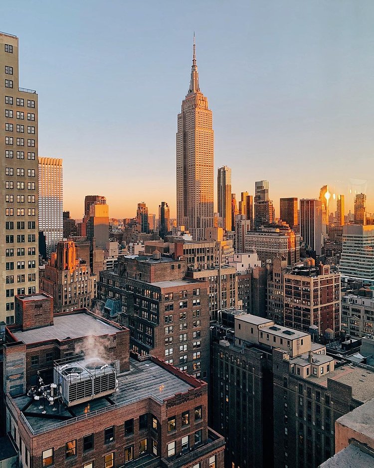 Sunset over Midtown, Manhattan