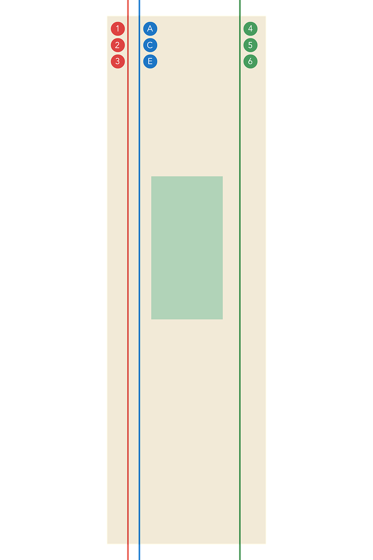 Most trains run up and down the island.