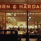 1946 Patrons eating at the "Horn and Hardart" restaurant in the Times Square area at night.