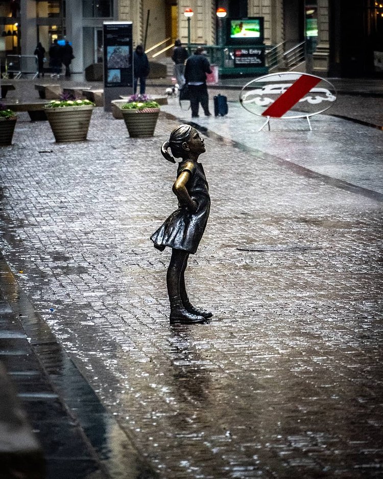 Fearless Girl, Financial District, Manhattan