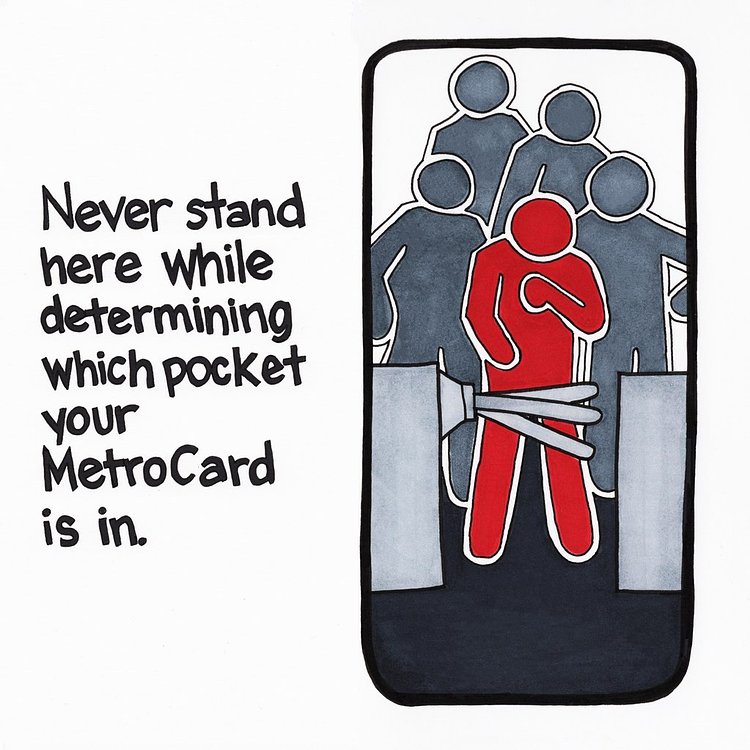 Updated Etiquette Posters from the M.T.A.