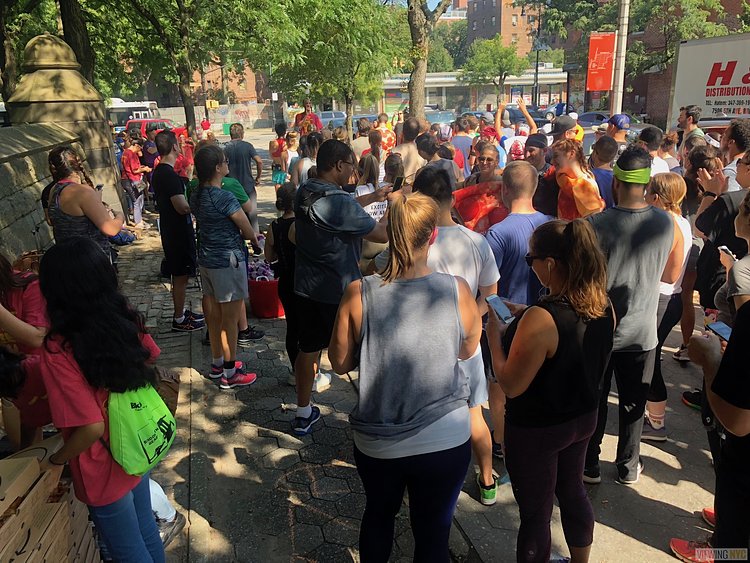 NYC Pizza Run 2018 | About to start race