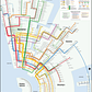 New York City Subway Concentric Circle Map in a Massimo Vignelli Style