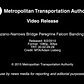 MTA Video Release: Verrazano-Narrows Bridge Peregrine Falcon Banding - 6/2/2015