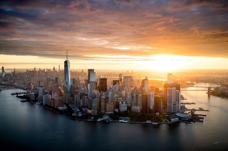 Sunrise Over New York City