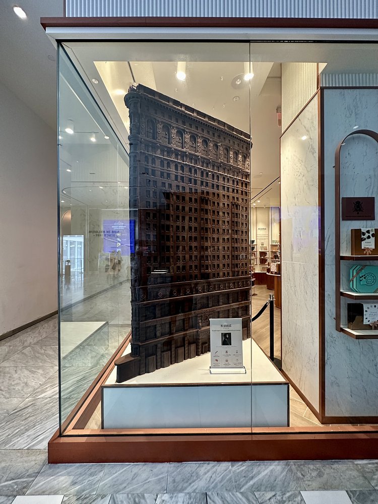 Chocolate Flatiron Building - Neuhaus, Hudson Yards, NYC