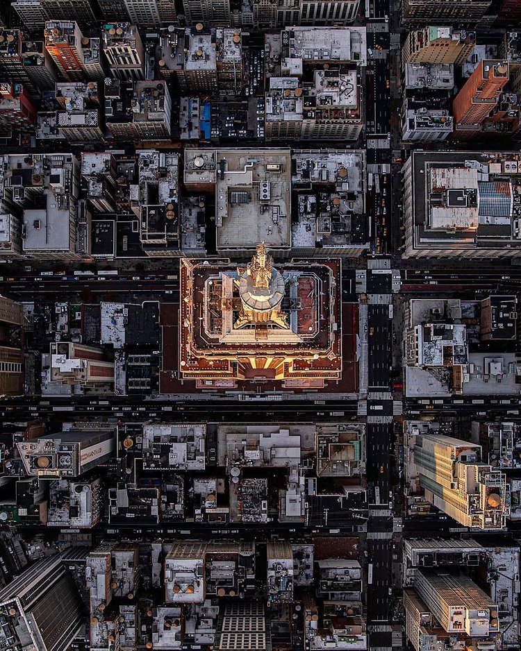 Empire State Building From Above, Midtown, Manhattan