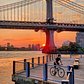 Sunrise from Brooklyn Bridge Park, DUMBO, Brooklyn