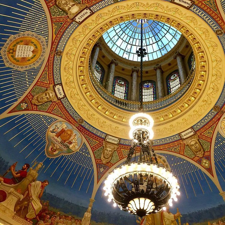 Attilio Pusterla's "Law Through the Ages", New York County Courthouse