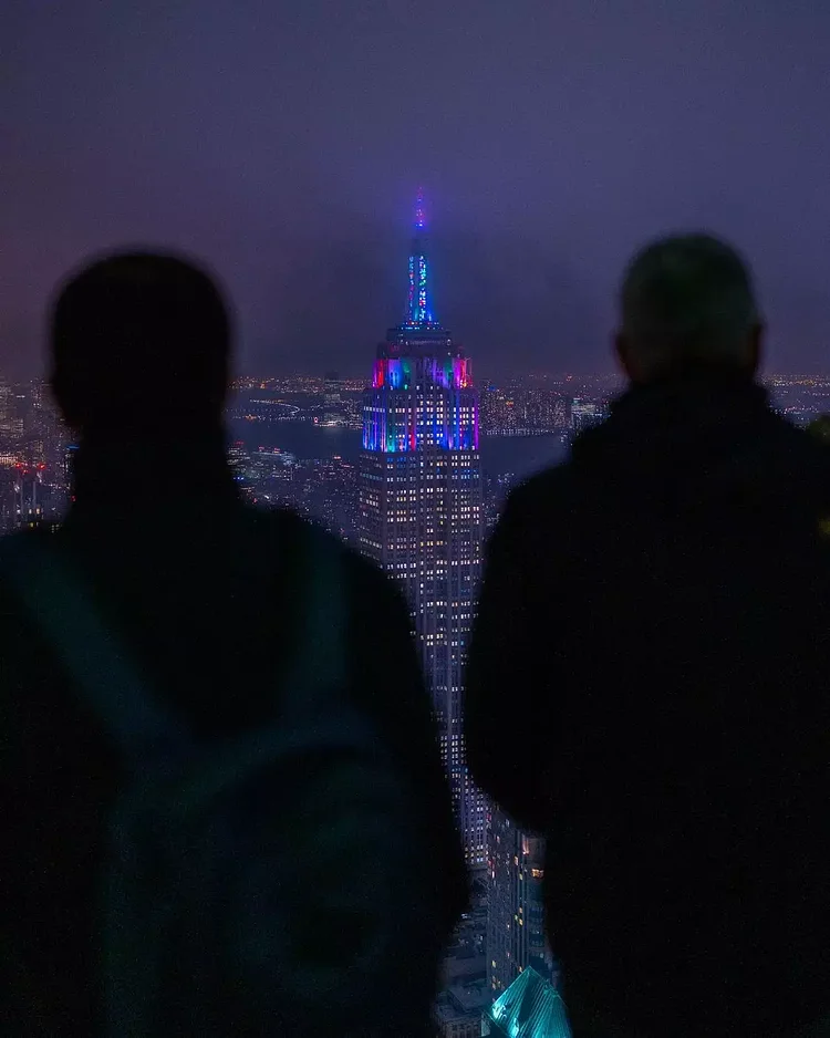 Empire State Building from Summit One Vanderbilt, Midtown, Manhattan