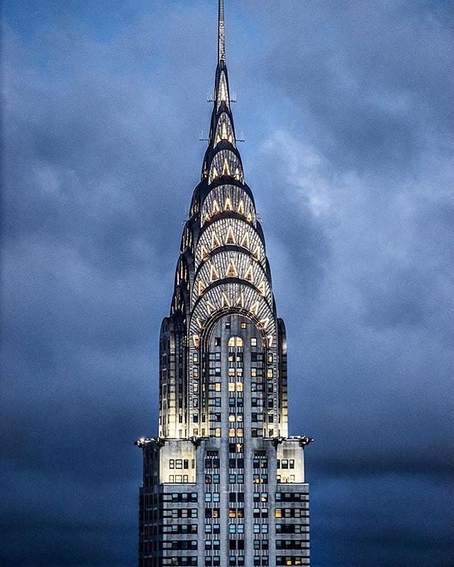 Chrysler Building, New York, New York. Photo via @brooklynveezy #viewingnyc #newyorkcity #newyork #nyc