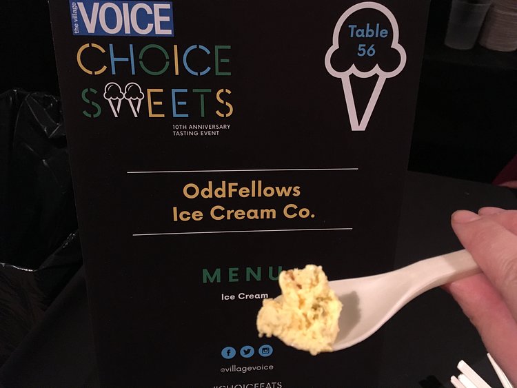 Odd Fellow's Saffron Ice Cream with Apricot and Pistachio