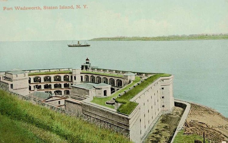 Postcard of Fort Wadsworth.