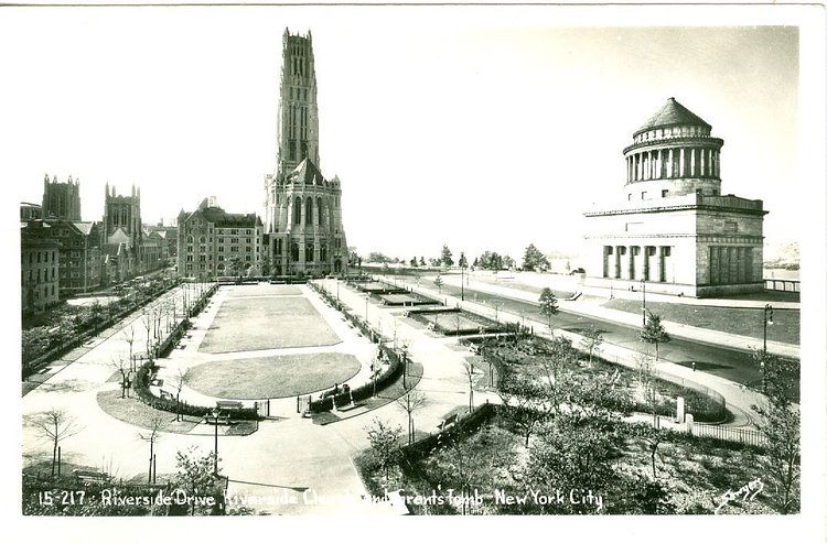 Riverside Church And Grant’s Tomb, Harlem, NY 1910