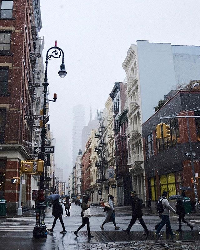 SoHo, Manhattan. Photo via @groveandbleecker #viewingnyc #newyork #newyorkcity #nyc