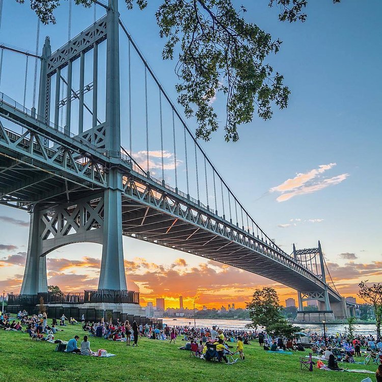 Triborough Bridge, Queens, New York. Photo via @nyclovesnyc #viewingnyc #newyork #newyorkcity #nyc #triborobridge