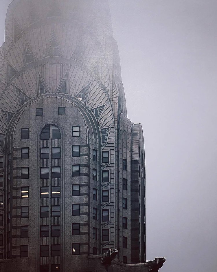 Chrysler Building, New York. Photo via @danwag #viewingnyc #newyork #newyorkcity #nyc #chryslerbuilding