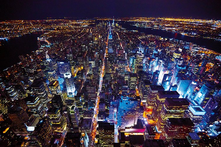 A view of Manhattan.