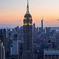 Empire State Building from Rockefeller Center, Manhattan